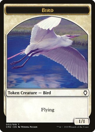 Bird Token [Commander Anthology Volume II Tokens] | Exor Games Truro