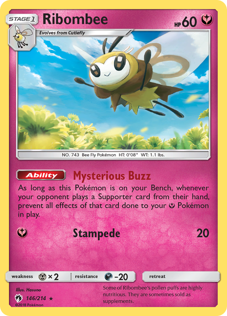 Ribombee (146/214) [Sun & Moon: Lost Thunder] | Exor Games Truro