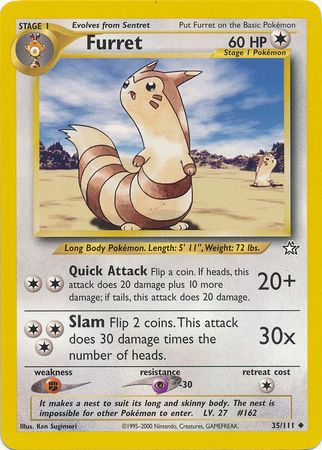 Furret (35/111) [Neo Genesis Unlimited] | Exor Games Truro