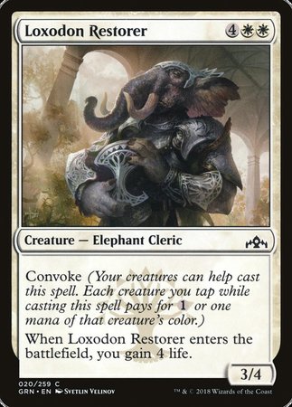 Loxodon Restorer [Guilds of Ravnica] | Exor Games Truro