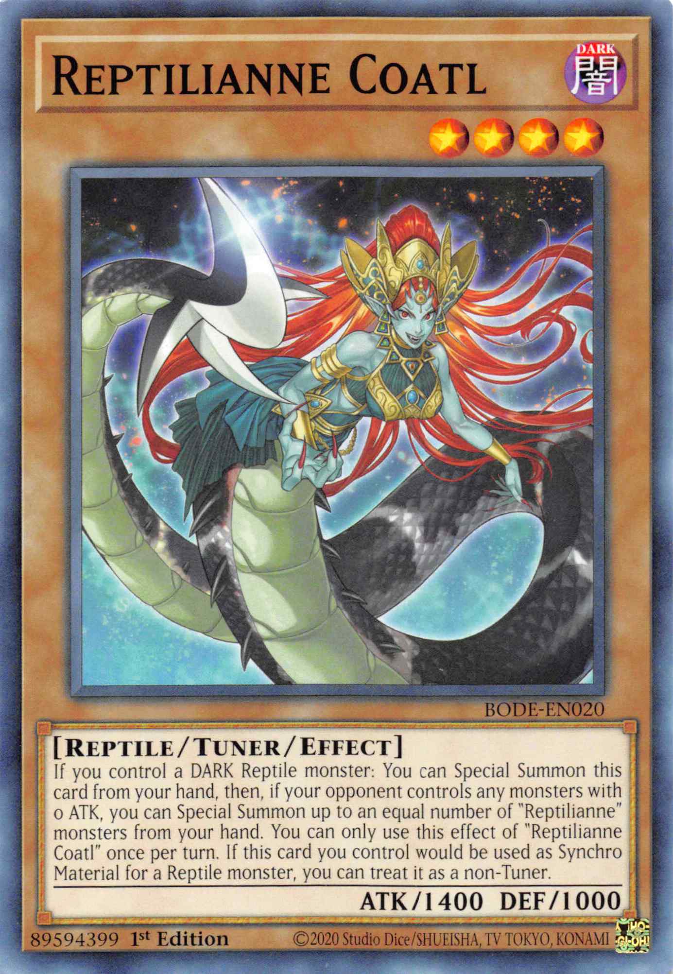Reptilianne Coatl [BODE-EN020] Common | Exor Games Truro