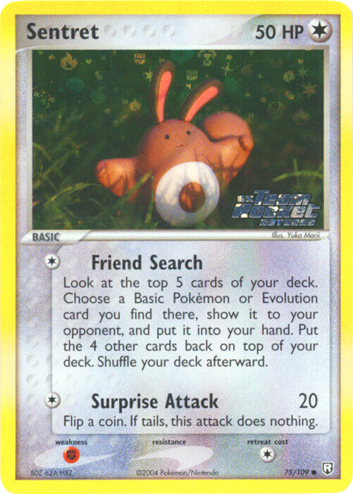 Sentret (75/109) (Stamped) [EX: Team Rocket Returns] | Exor Games Truro