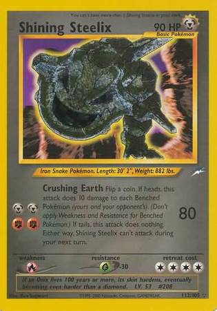 Shining Steelix (112/105) [Neo Destiny Unlimited] | Exor Games Truro