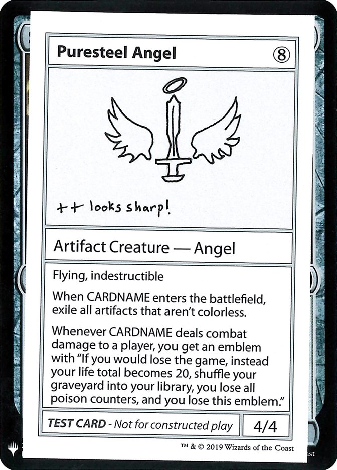 Puresteel Angel [Mystery Booster Playtest Cards] | Exor Games Truro