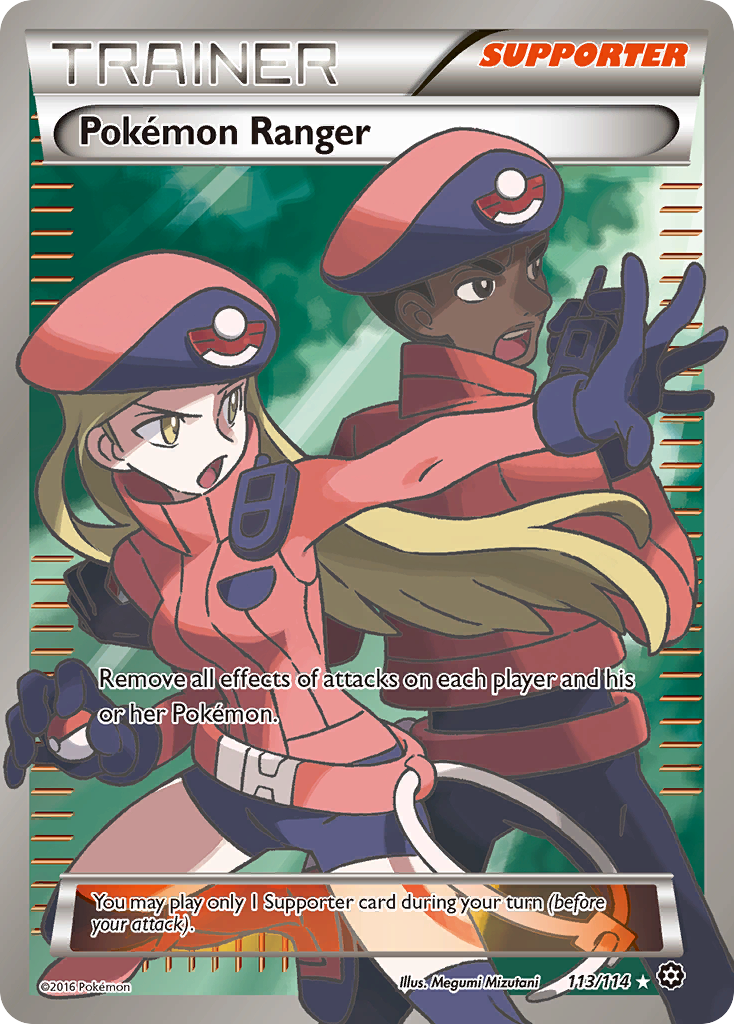 Pokemon Ranger (113/114) [XY: Steam Siege] | Exor Games Truro