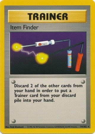 Item Finder (74/102) [Base Set Unlimited] | Exor Games Truro