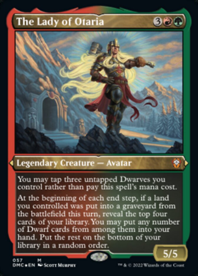 The Lady of Otaria (Foil Etched) [Dominaria United Commander] | Exor Games Truro