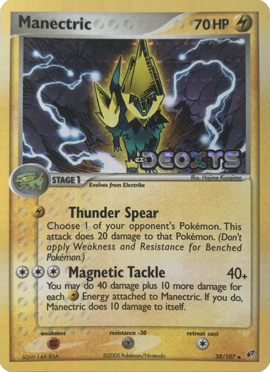 Manectric (38/107) (Stamped) [EX: Deoxys] | Exor Games Truro