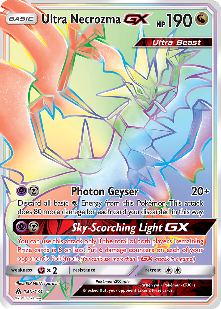 Ultra Necrozma GX (140/131) [Sun & Moon: Forbidden Light] | Exor Games Truro