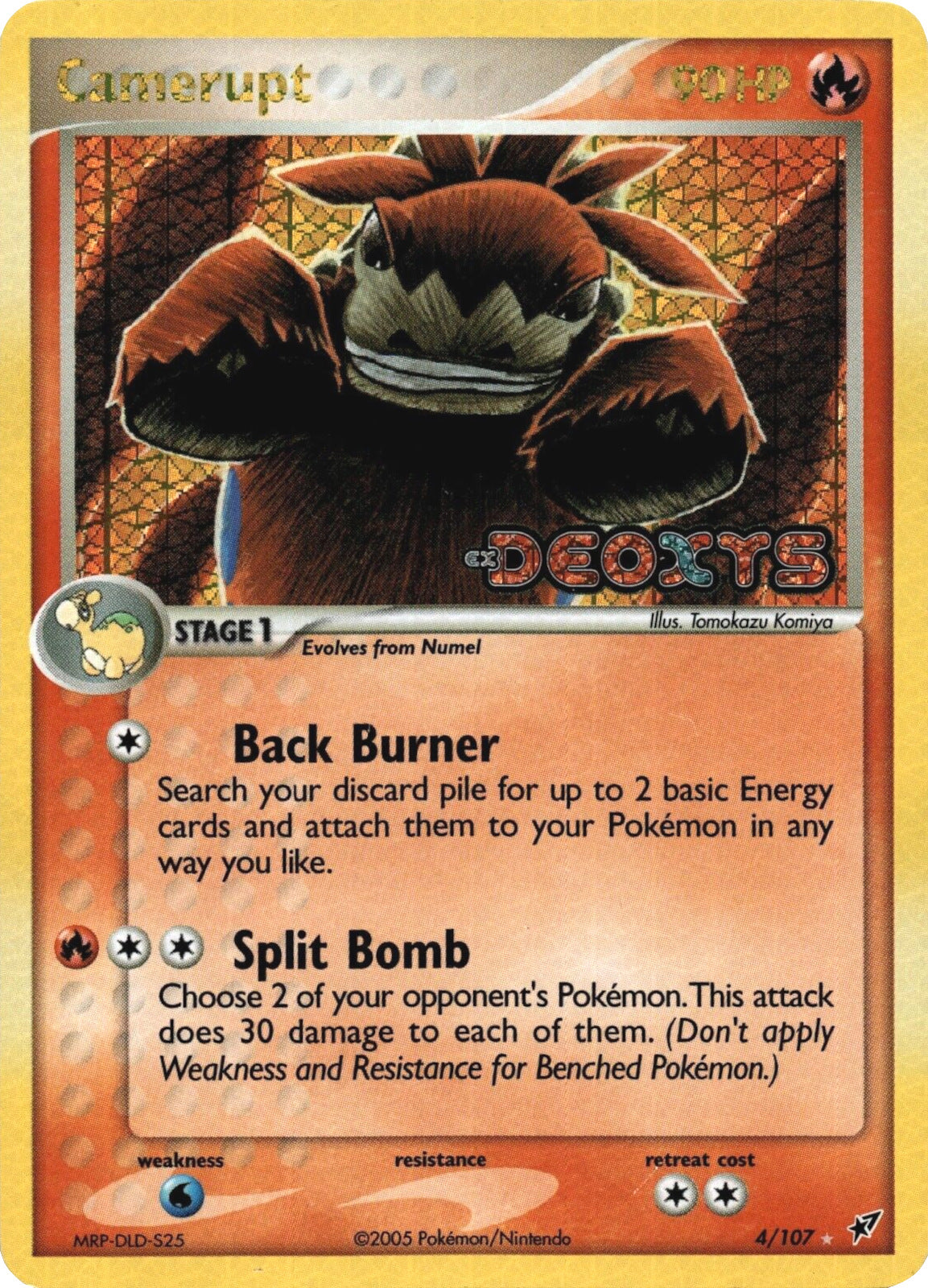 Camerupt (4/107) (Stamped) [EX: Deoxys] | Exor Games Truro