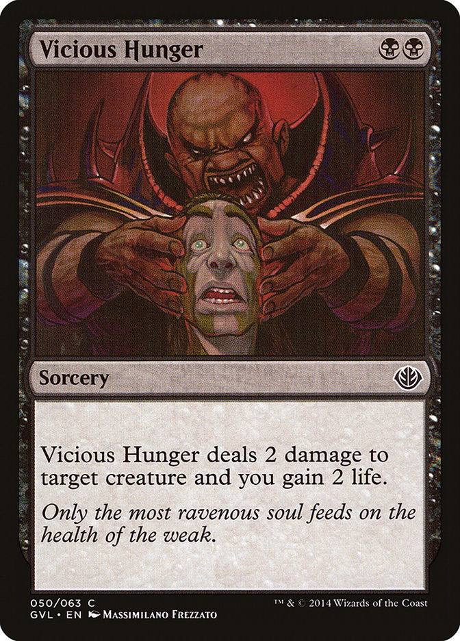 Vicious Hunger (Garruk vs. Liliana) [Duel Decks Anthology] | Exor Games Truro