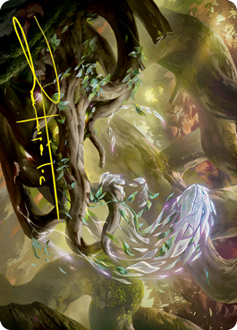 Emergent Sequence Art Card (Gold-Stamped Signature) [Strixhaven: School of Mages Art Series] | Exor Games Truro