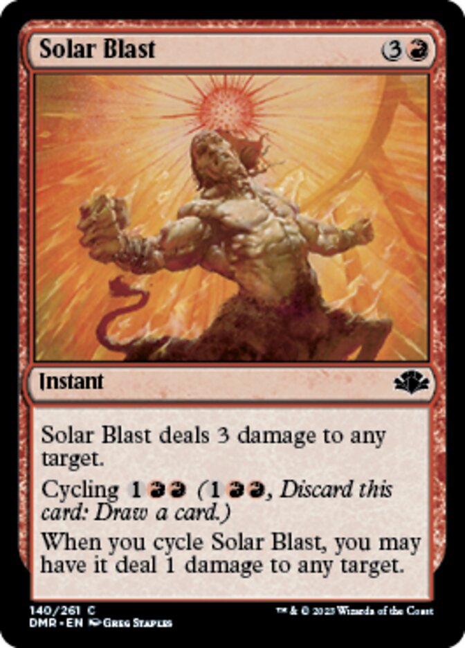 Solar Blast [Dominaria Remastered] | Exor Games Truro