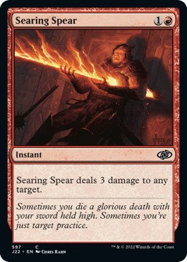 Searing Spear [Jumpstart 2022] | Exor Games Truro