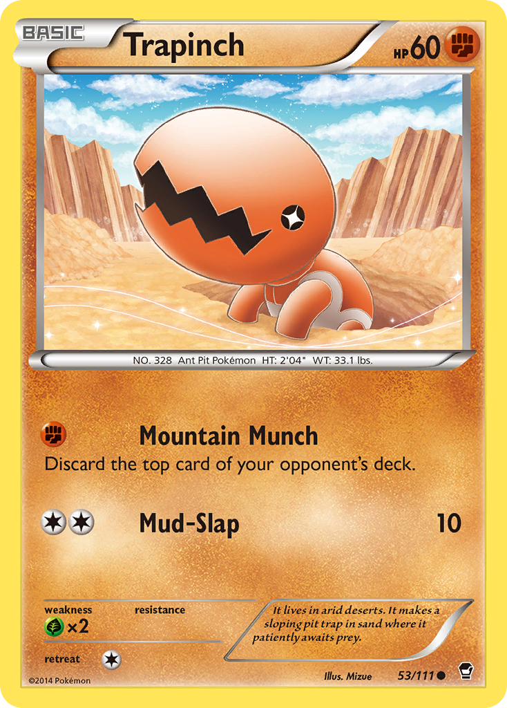 Trapinch (53/111) [XY: Furious Fists] | Exor Games Truro