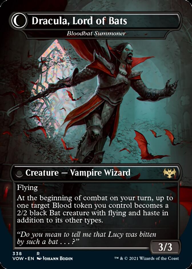 Voldaren Bloodcaster // Bloodbat Summoner - Dracula, Lord of Blood // Dracula, Lord of Bats [Innistrad: Crimson Vow] | Exor Games Truro