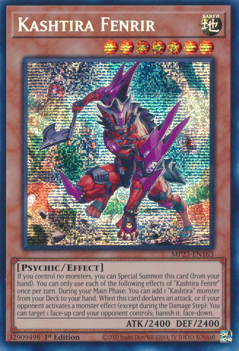 Kashtira Fenrir [MP23-EN163] Prismatic Secret Rare | Exor Games Truro