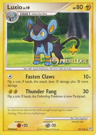 Luxio (52/130) (Prerelease Promo) [Nintendo: Black Star Promos] | Exor Games Truro