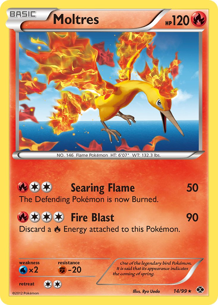 Moltres (14/99) (Blister Exclusive) [Black & White: Next Destinies] | Exor Games Truro