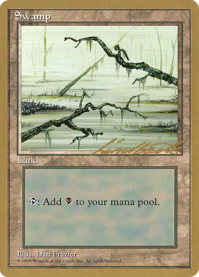 Swamp (ll371) (Leon Lindback) [Pro Tour Collector Set] | Exor Games Truro