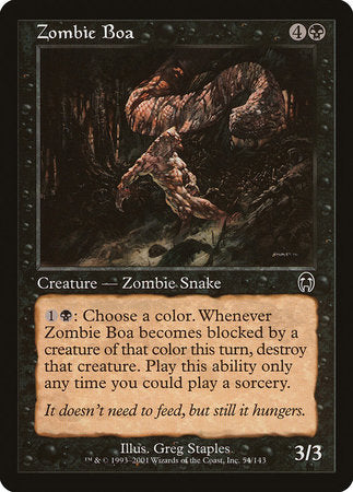 Zombie Boa [Apocalypse] | Exor Games Truro