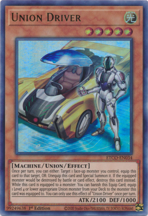 Union Driver [ETCO-EN034] Ultra Rare | Exor Games Truro