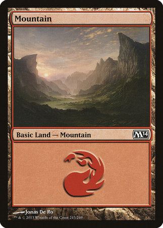 Mountain (243) [Magic 2014] | Exor Games Truro