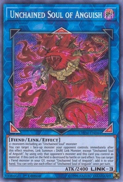 Unchained Soul of Anguish [CHIM-EN044] Secret Rare | Exor Games Truro