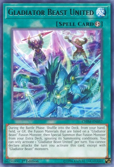 Gladiator Beast United [CHIM-EN057] Rare | Exor Games Truro