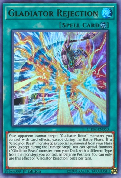 Gladiator Rejection [CHIM-EN058] Ultra Rare | Exor Games Truro