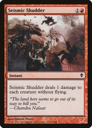 Seismic Shudder [Zendikar] | Exor Games Truro