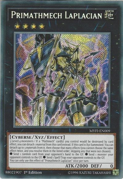 Primathmech Laplacian [MYFI-EN009] Secret Rare | Exor Games Truro
