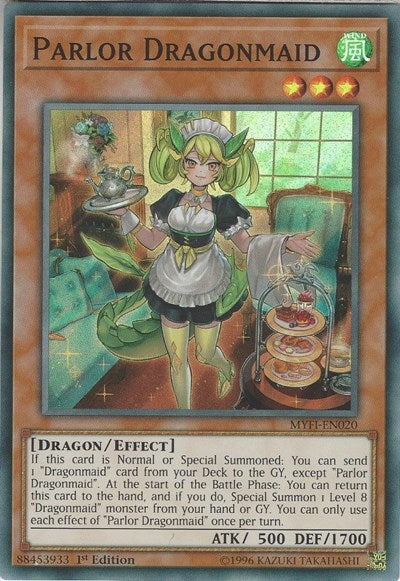 Parlor Dragonmaid [MYFI-EN020] Super Rare | Exor Games Truro