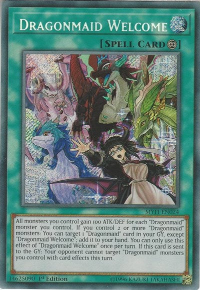 Dragonmaid Welcome [MYFI-EN024] Secret Rare | Exor Games Truro