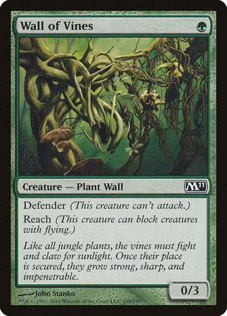 Wall of Vines [Magic 2011] | Exor Games Truro