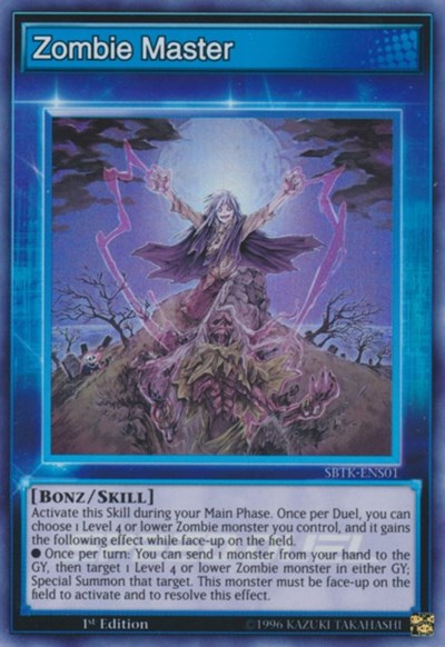 Zombie Master (Skill Card) [SBTK-ENS01] Super Rare | Exor Games Truro