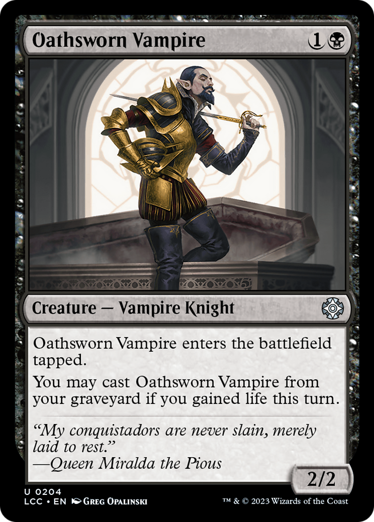 Oathsworn Vampire [The Lost Caverns of Ixalan Commander] | Exor Games Truro