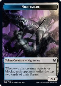 Nightmare Token [Theros Beyond Death] | Exor Games Truro