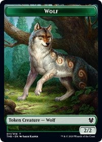 Wolf Token [Theros Beyond Death] | Exor Games Truro