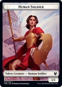 Human Soldier Token [Theros Beyond Death] | Exor Games Truro