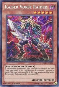 Kaiser Vorse Raider [MVP1-ENS02] Secret Rare | Exor Games Truro