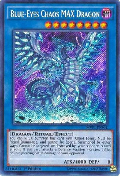 Blue-Eyes Chaos MAX Dragon [MVP1-ENS04] Secret Rare | Exor Games Truro