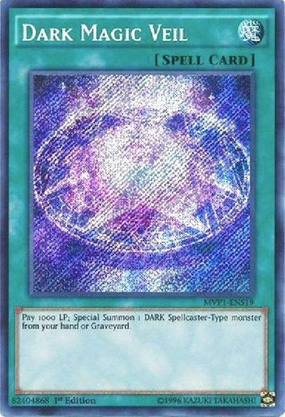 Dark Magic Veil [MVP1-ENS19] Secret Rare | Exor Games Truro