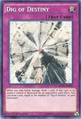 Dig of Destiny [MVP1-ENS22] Secret Rare | Exor Games Truro