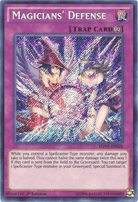 Magicians' Defense [MVP1-ENS28] Secret Rare | Exor Games Truro