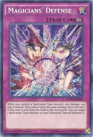 Magicians' Defense [MVP1-ENS28] Secret Rare | Exor Games Truro