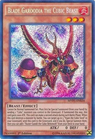 Blade Garoodia the Cubic Beast [MVP1-ENS34] Secret Rare | Exor Games Truro