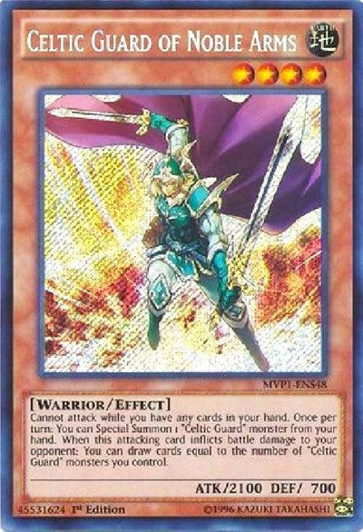 Celtic Guard of Noble Arms [MVP1-ENS48] Secret Rare | Exor Games Truro