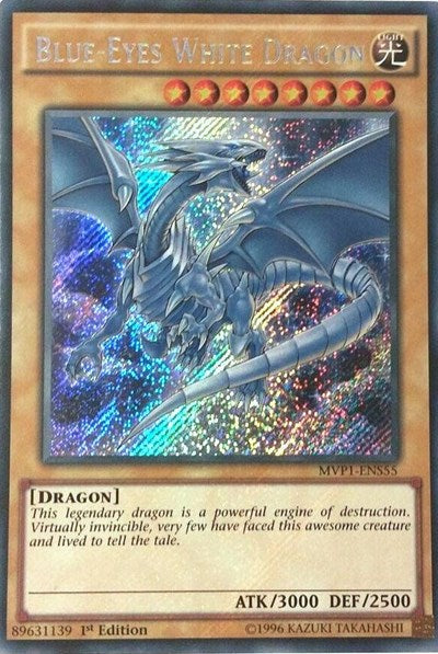 Blue-Eyes White Dragon [MVP1-ENS55] Secret Rare | Exor Games Truro