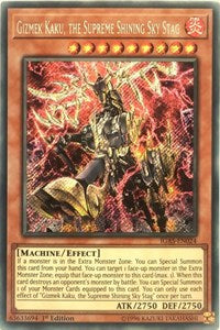 Gizmek Kaku, the Supreme Shining Sky Stag [IGAS-EN024] Secret Rare | Exor Games Truro